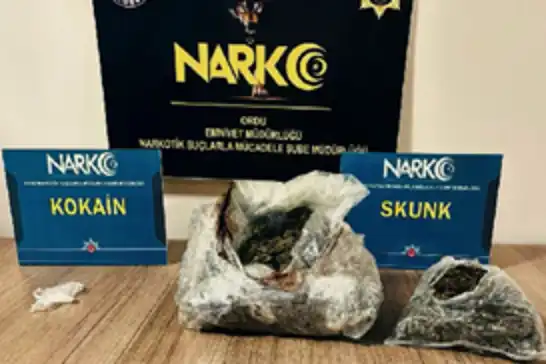 Ordu’da uyuşturucu operasyonu: 2 şüpheli tutuklandı