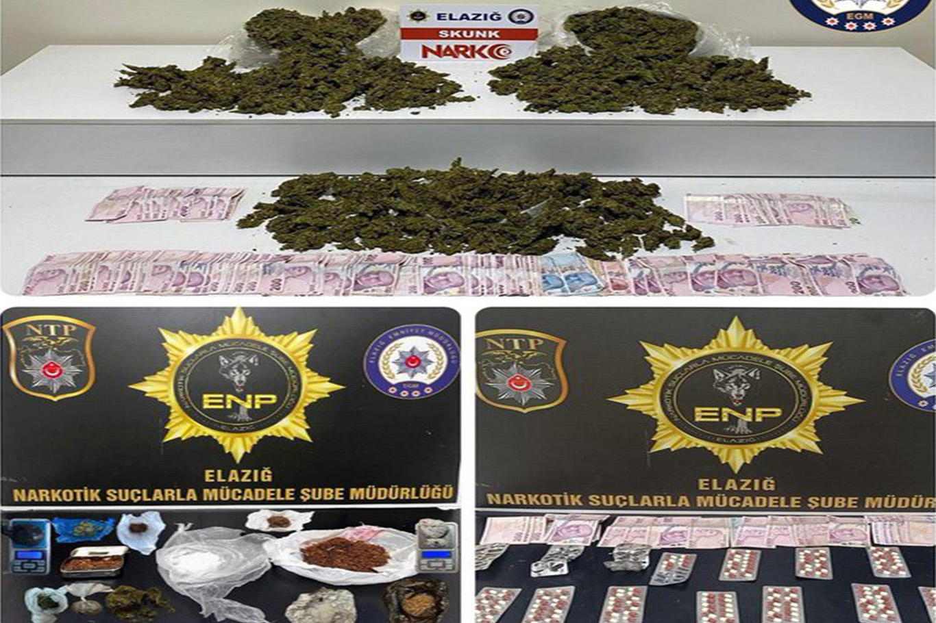 Elazığ’da uyuşturucu operasyonu: 7 şüpheli tutuklandı