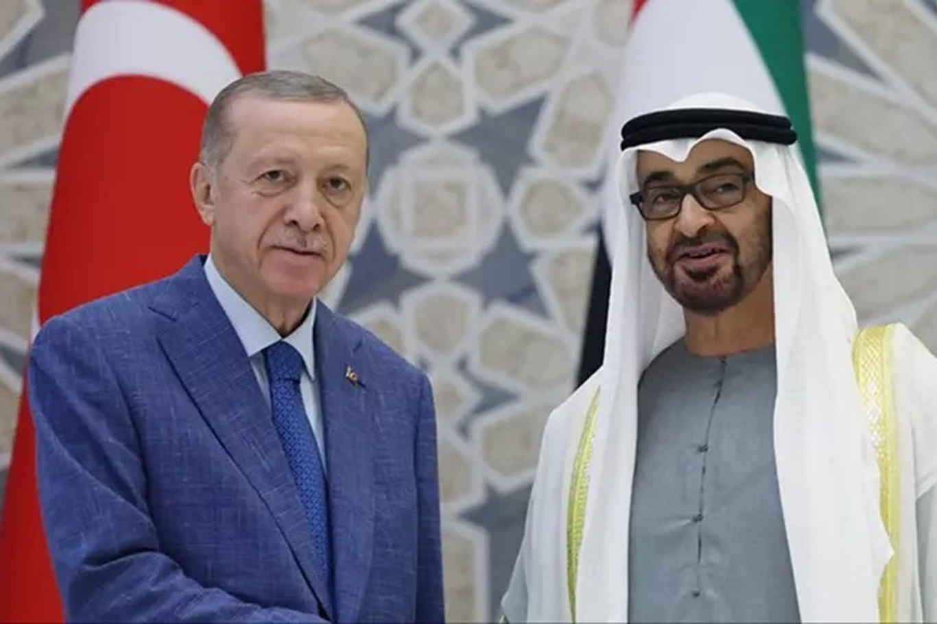 Cumhurbaşkanı Erdoğan, BAE Devlet Başkanı Al Nahyan ile görüştü