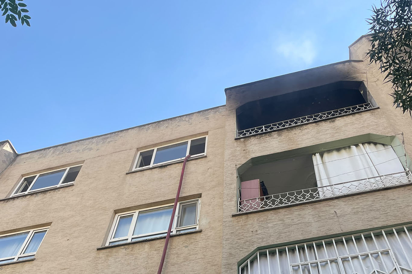 Batman'da apartman dairesinde çıkan yangın maddi hasara yol açtı