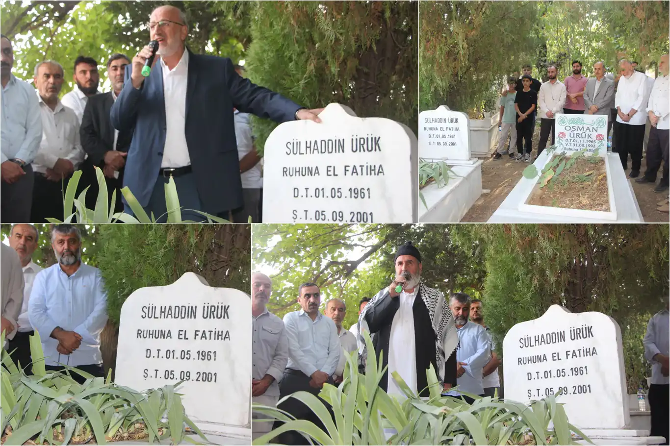 Selahaddin Ürük şehadetinin 25’inci yılında kabri başında anıldı