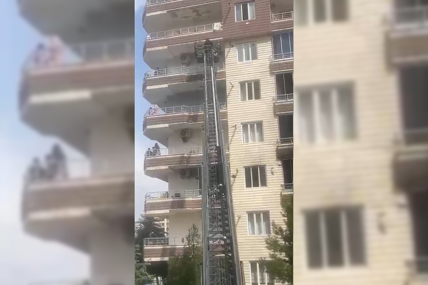 Diyarbakır'da yangında mahsur kalan çocuklar kurtarıldı