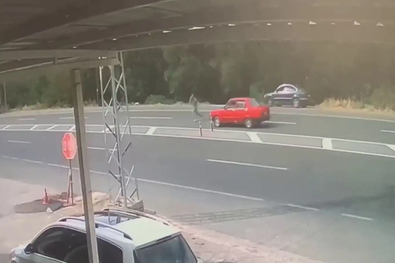 Malatya'da ölümle sonuçlanan kaza an be an kameraya yansıdı