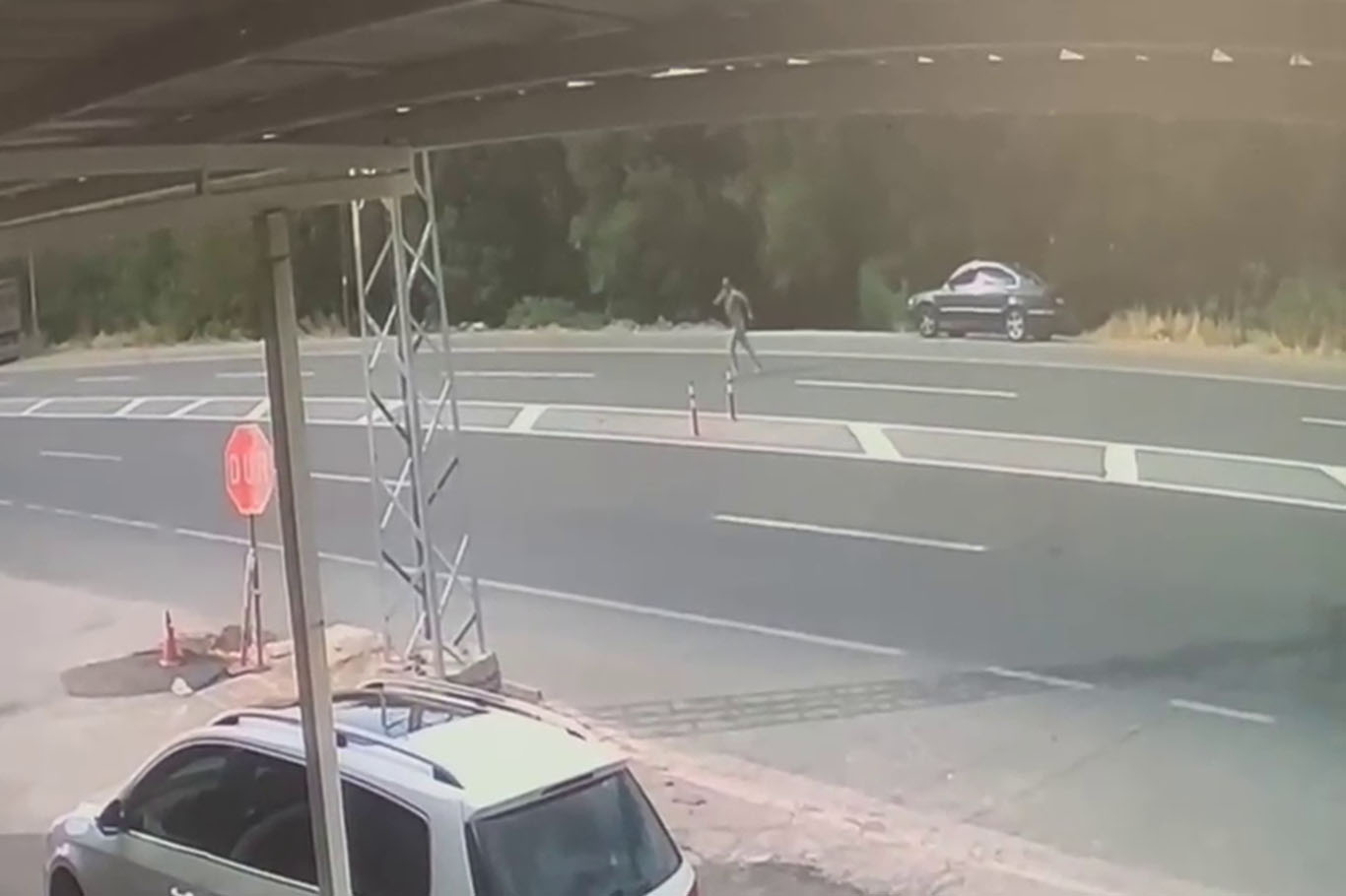 Malatya'da ölümle sonuçlanan kaza an be an kameraya yansıdı