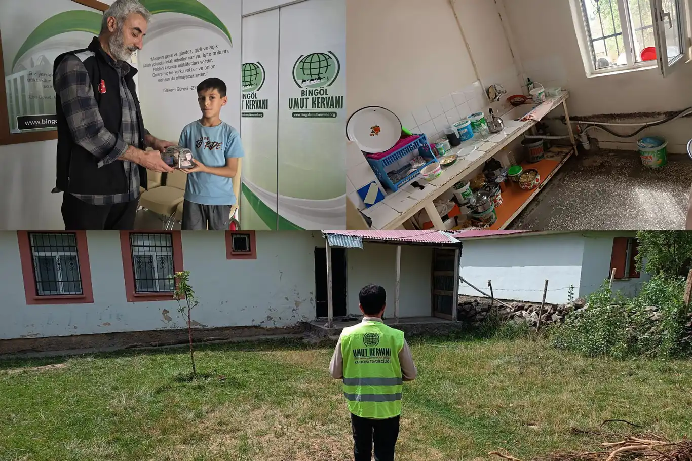 Bingöl Umut Kervanı yardım çalışmalarını sürdürüyor