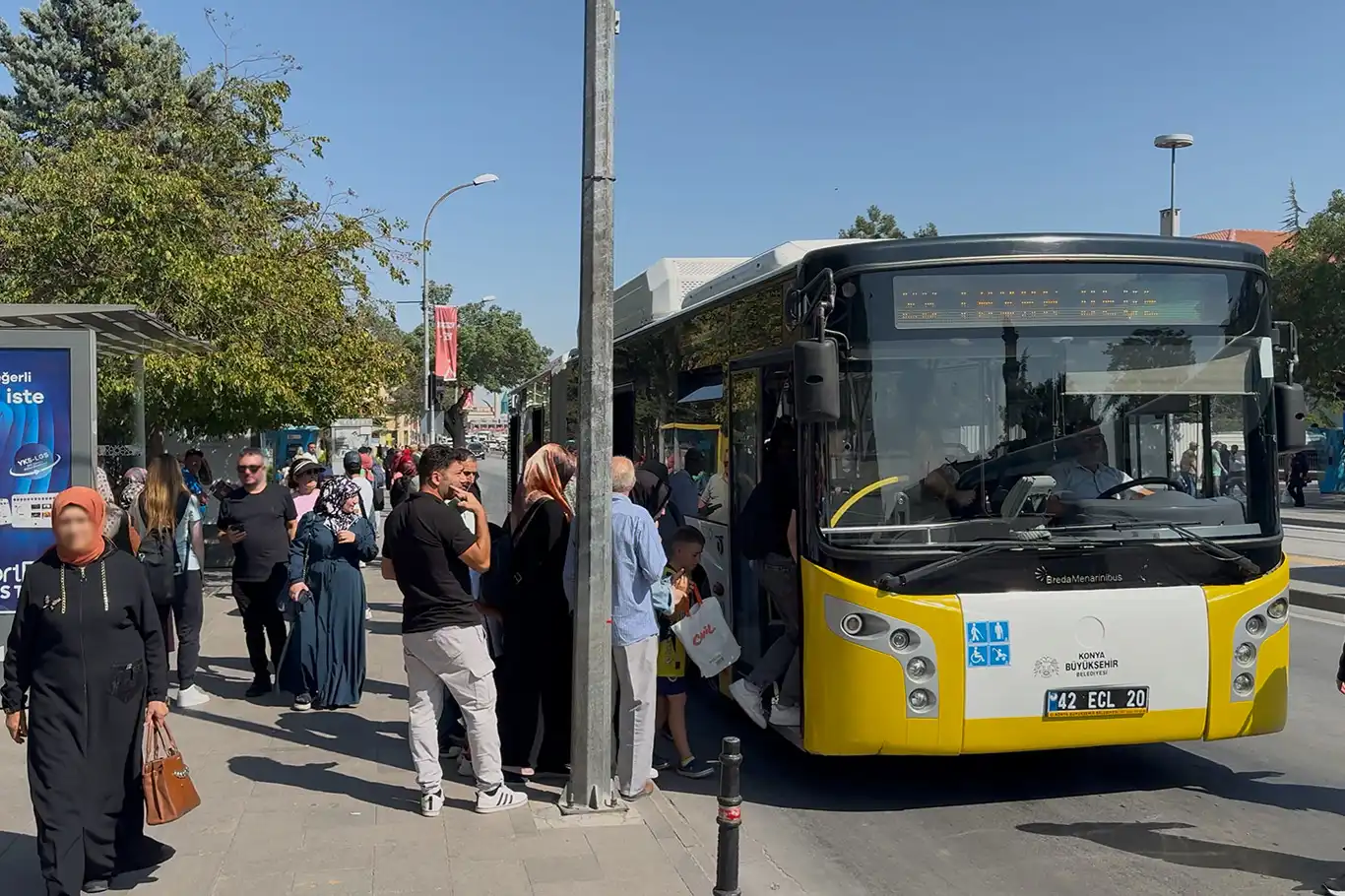 Konya’da toplu ulaşım hatlarında düzenleme