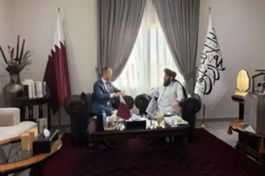 Afghan envoy meets Geneva Call official in Doha 