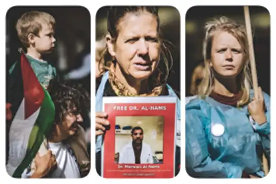 Thousands flood Denmark’s streets in support of Gaza and Palestinian prisoners