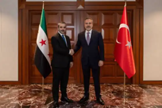 Bakan Fidan, Suriyeli mevkidaşı Şeybani ile görüştü