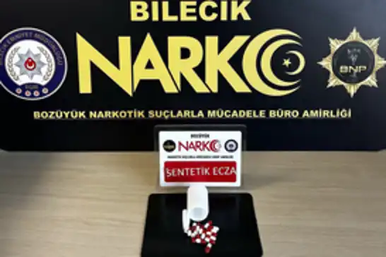 Bilecik’te otobüste sentetik ecza ele geçirildi