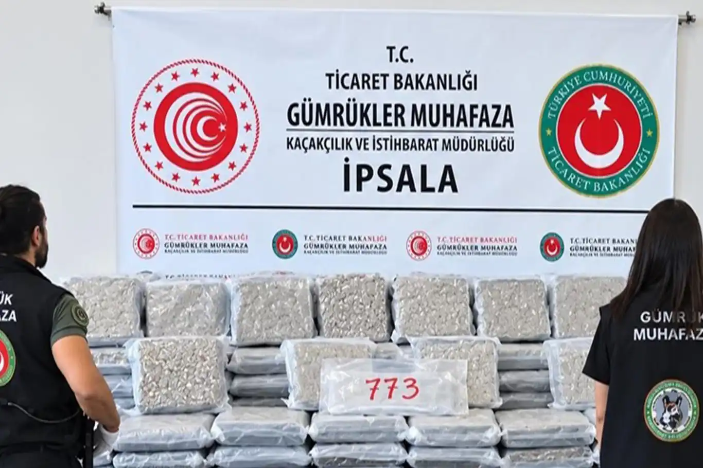 İpsala’da 387 kilo 348 gram skunk ele geçirildi