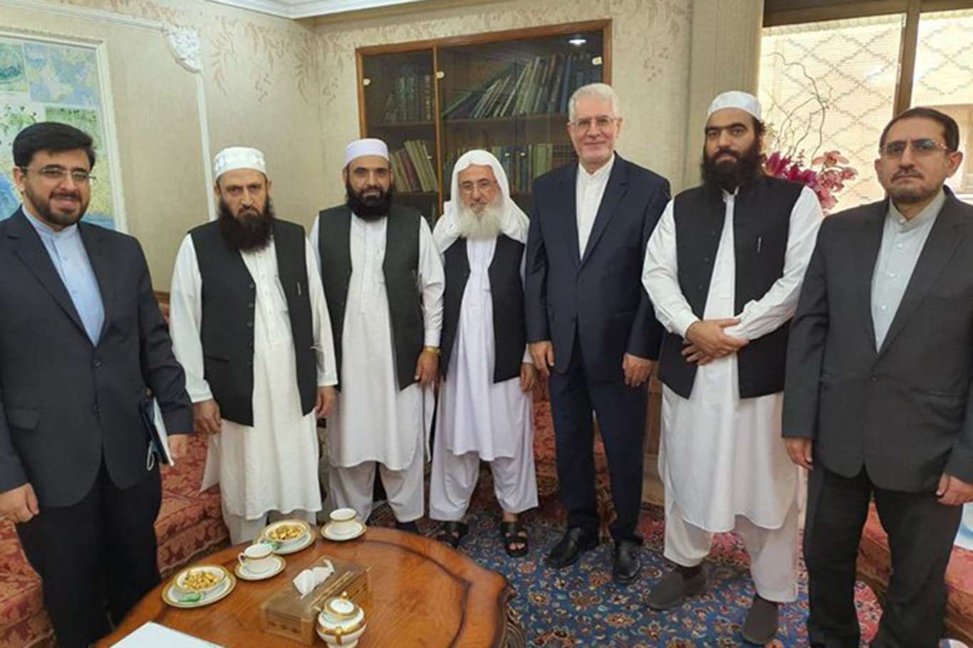 A Taliban delegation visits Iranian embassy in Doha