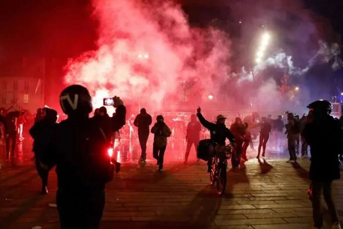 Footage of police beating an unarmed Black sparks protests in France