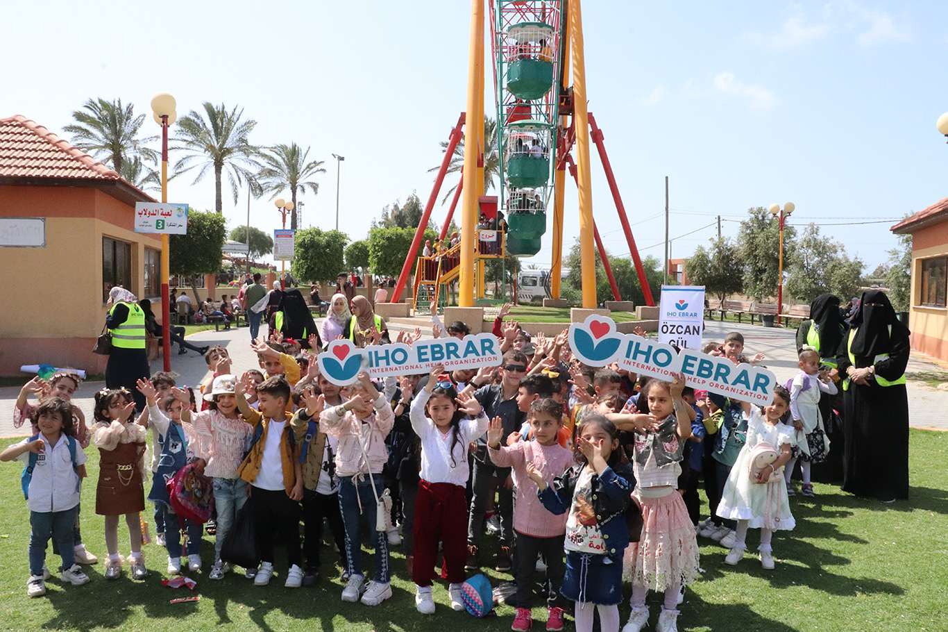 IHO EBRAR provides humanitarian aid, psychological support to orphans in Gaza