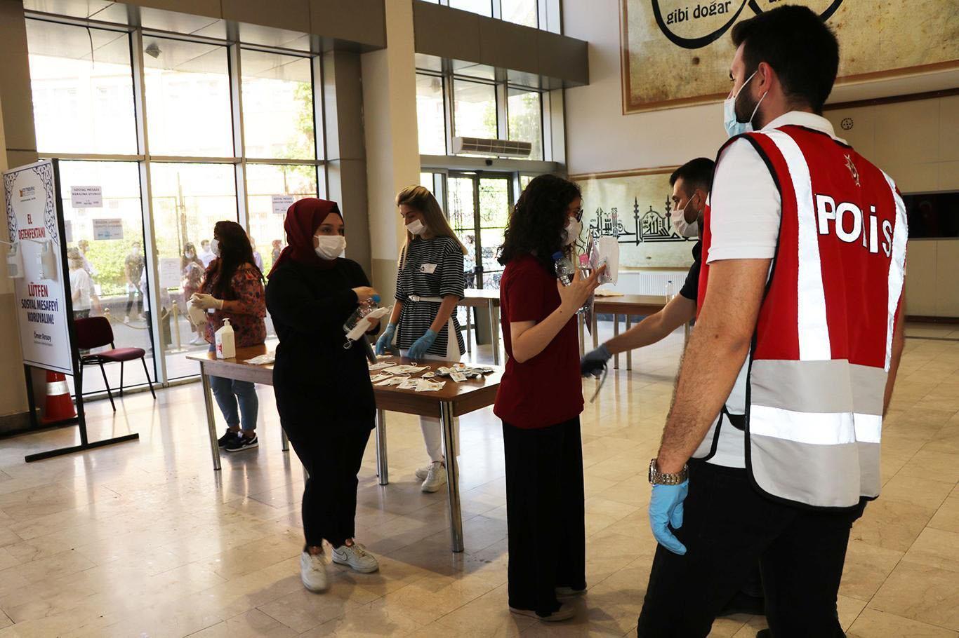 The second session of university entrance exam begins in Turkey