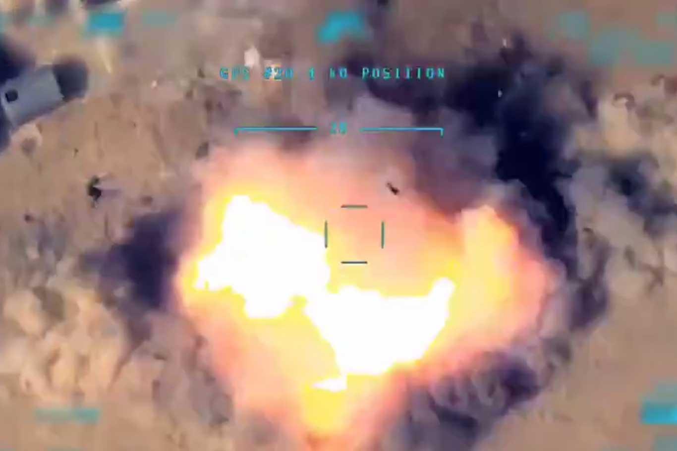 Turkish Defense Ministry shares moments destroying PKK/YPG's DShK