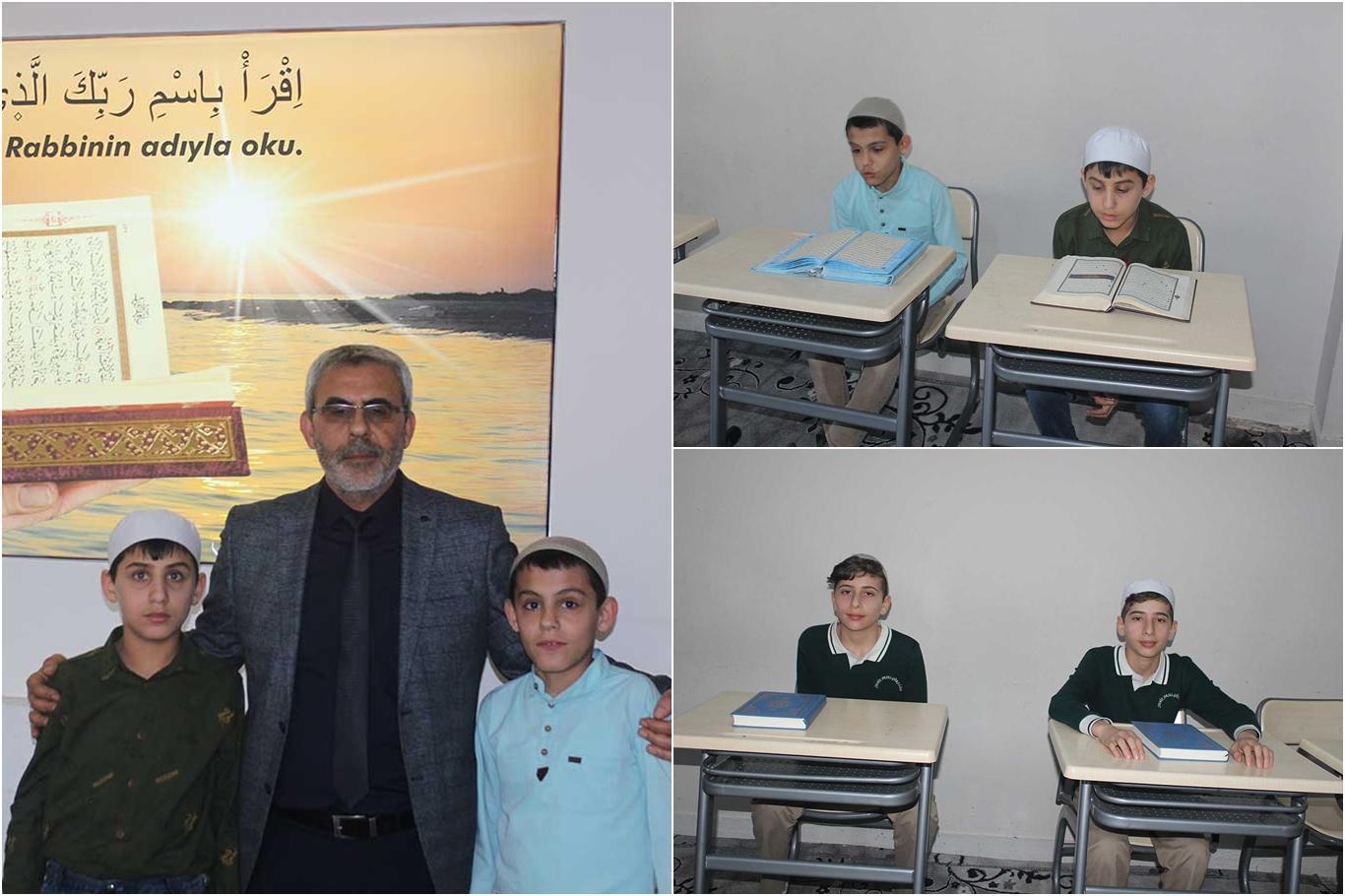 براکانی دووانە هەم دەچنە قوتابخانە هەمیش قورئانی پیرۆز لەبەر دەکەن