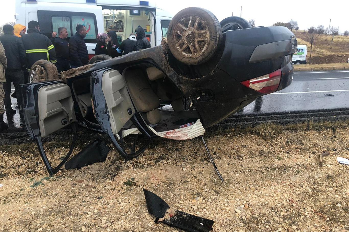 Mardin’de trafik kazası: 5 yaralı
