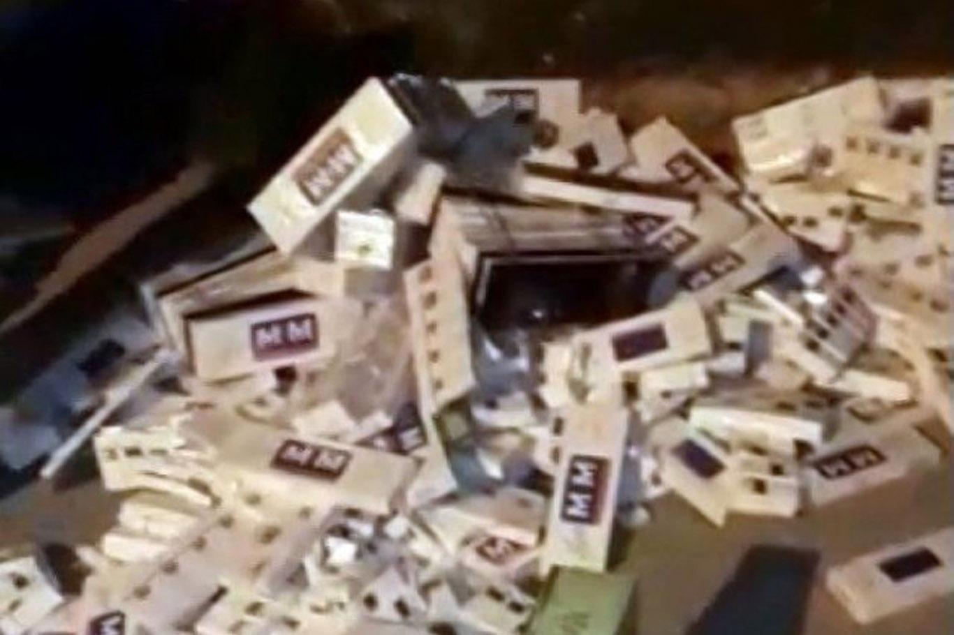 38 bin paket gümrük kaçağı sigara ele geçirildi