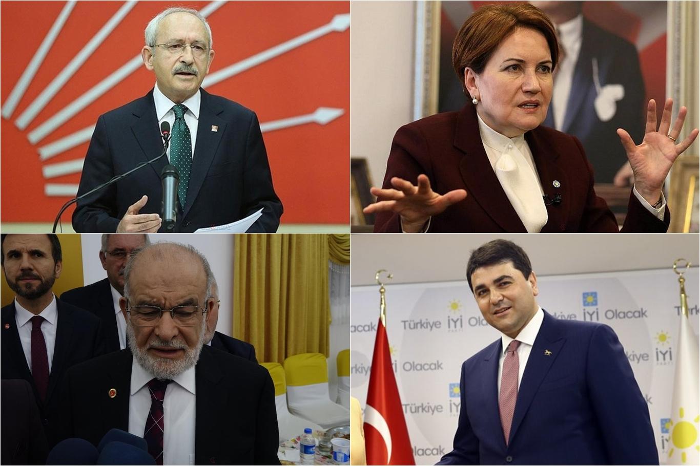 4 parti ittifakta anlaştı