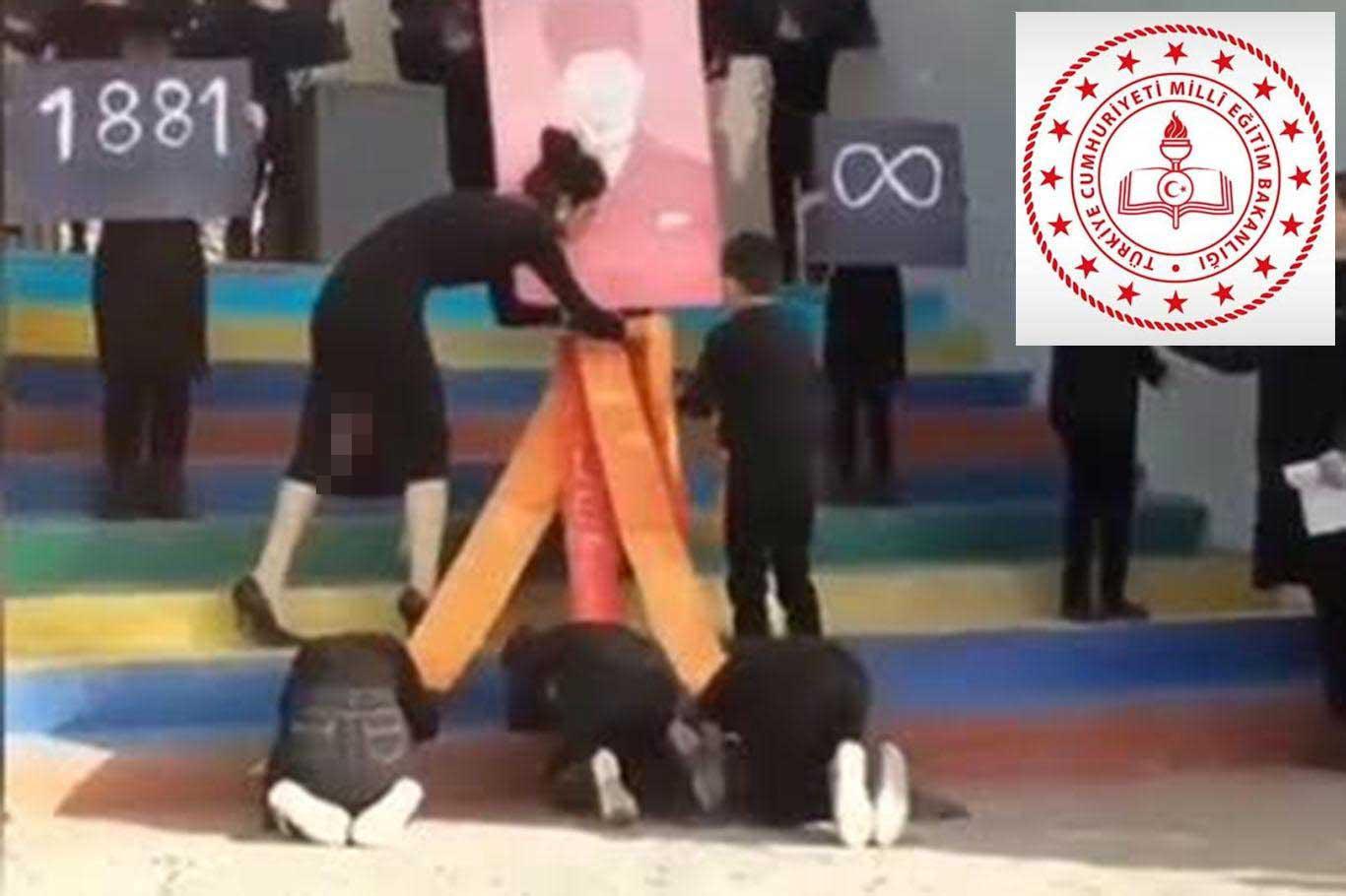 Atatürk posteri önünde secde ettirilmesine soruşturma