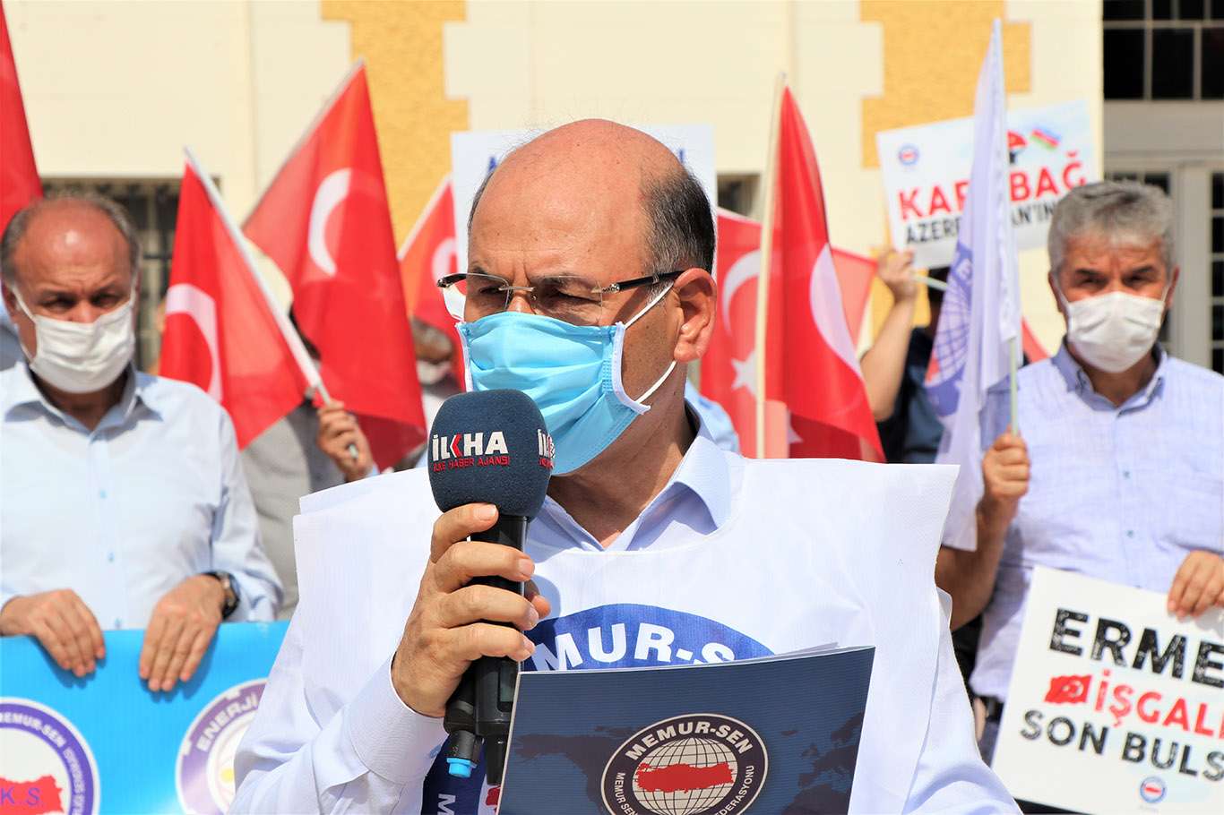 Adana'da Ermenistan'ın Azerbaycan'a saldırısı kınandı