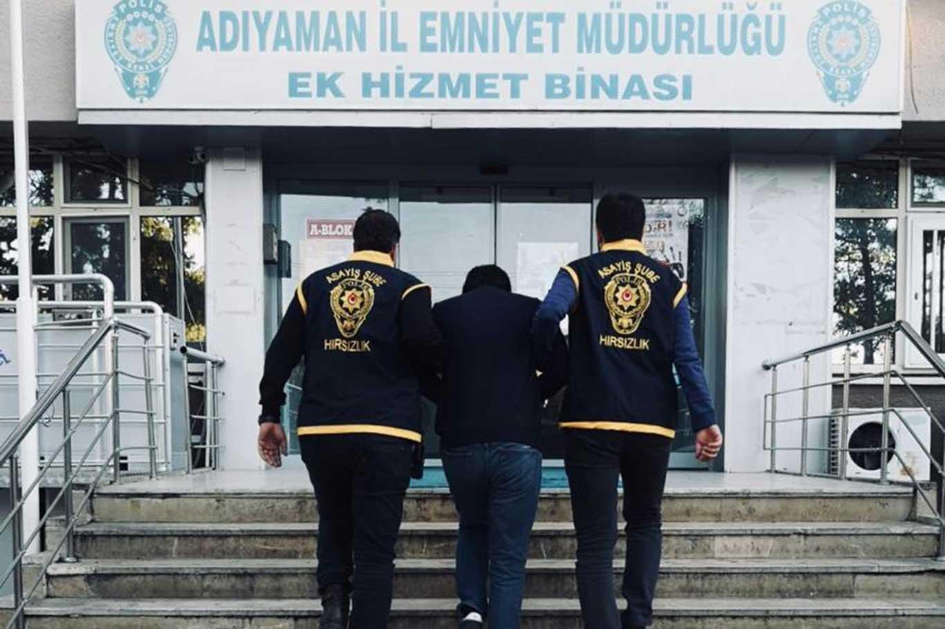 Adıyaman'da işyerlerinden hırsızlık yapan 8 şüpheli tutuklandı