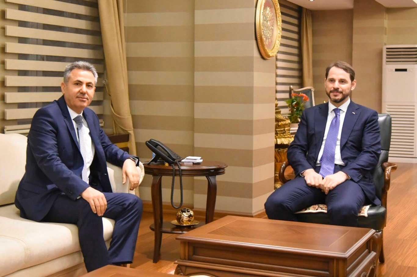 Bakan Albayrak'ın Ağrı temasları