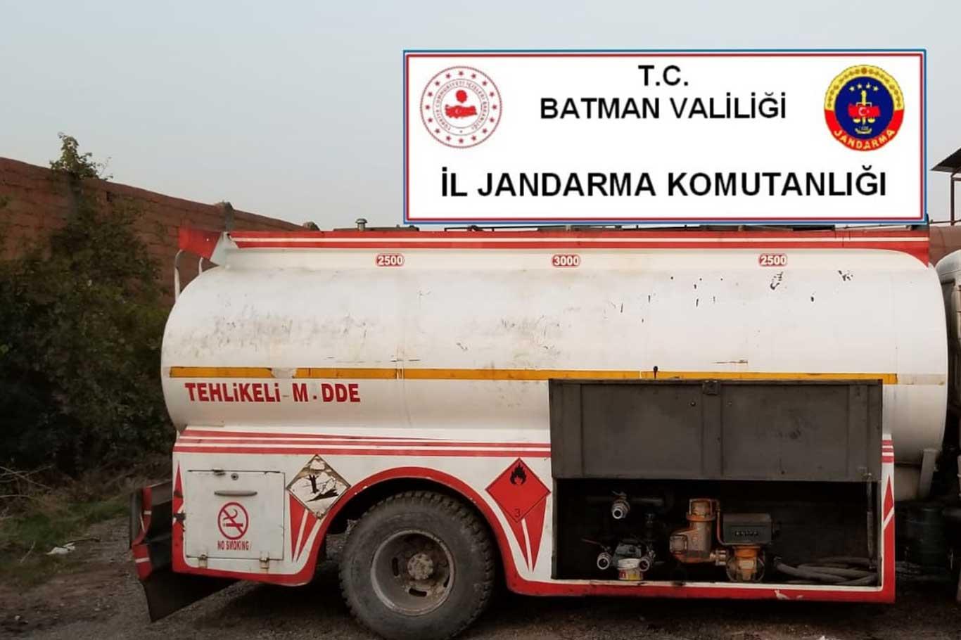 Batman'da kaçak motorin ele geçirildi