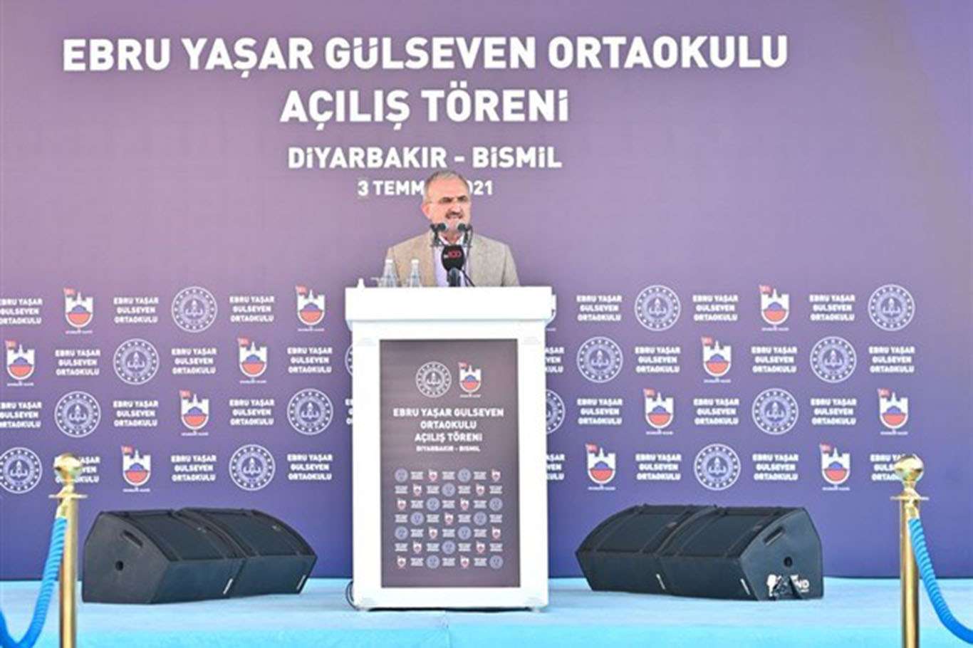 Bismil'de 12 derslikli yeni ortaokulun açılışı yapıldı