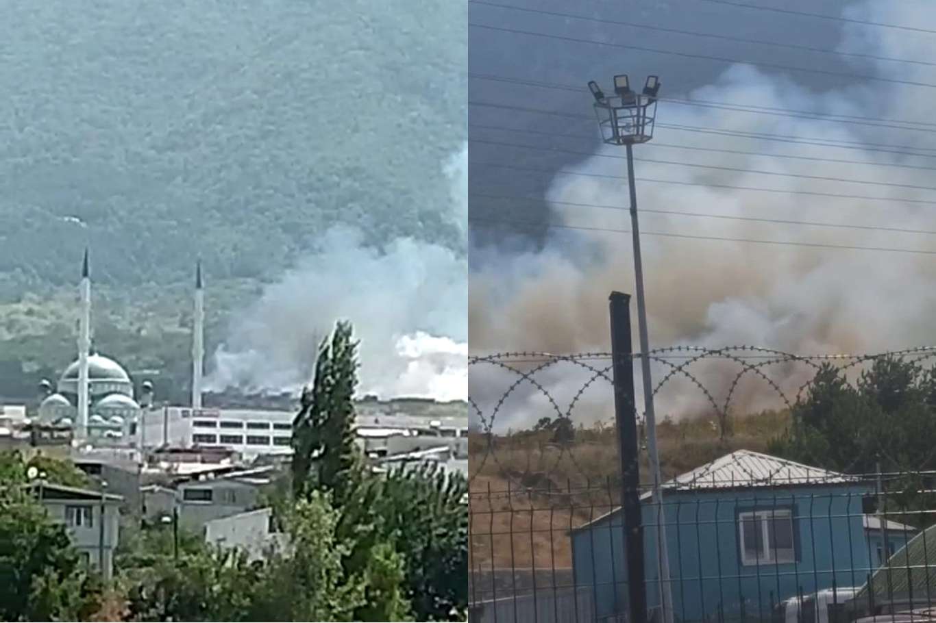Bursa sanayi bölgesinde yangın