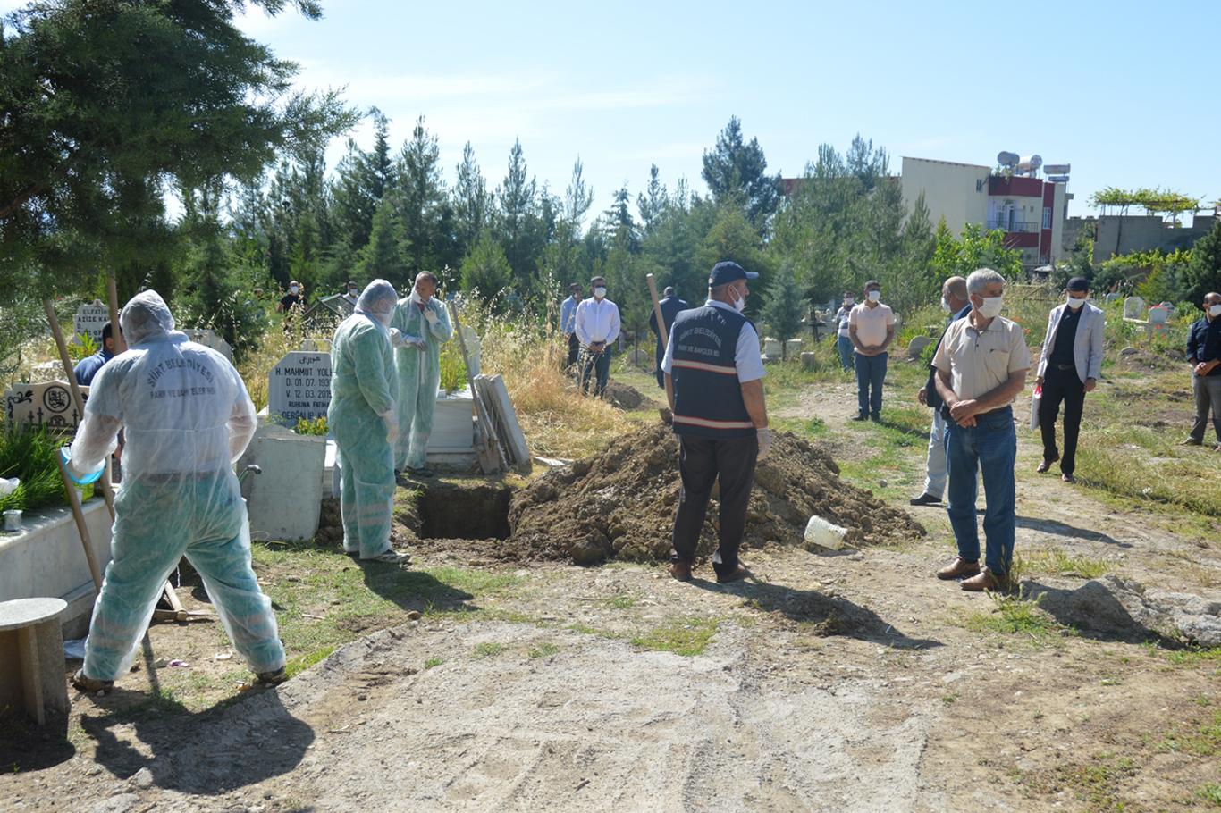 Covid-19’dan vefat eden market çalışanı toprağa verildi