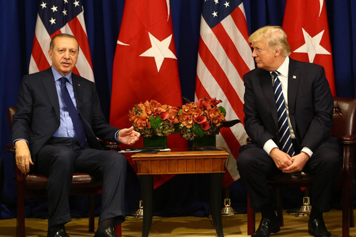 Cumhurbaşkanı Erdoğan,  Trump ile görüştü