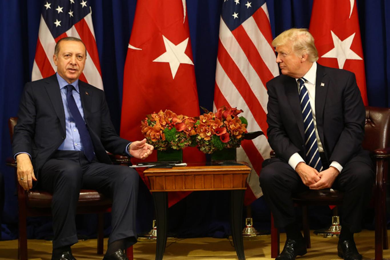 Cumhurbaşkanı Erdoğan, Trump ile görüştü