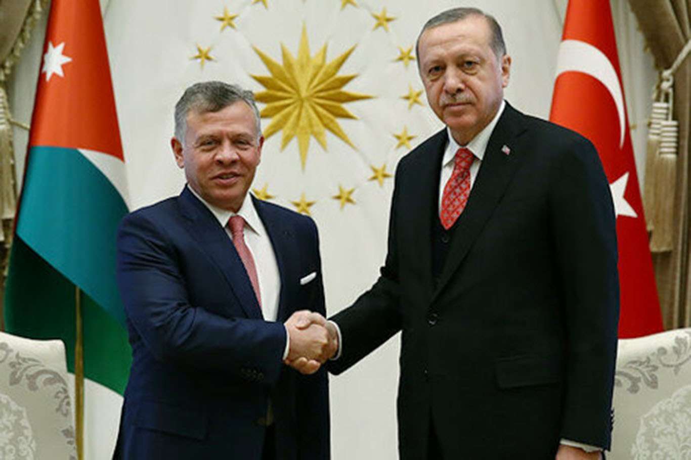 Cumhurbaşkanı Erdoğan Ürdün Kralı ile görüştü