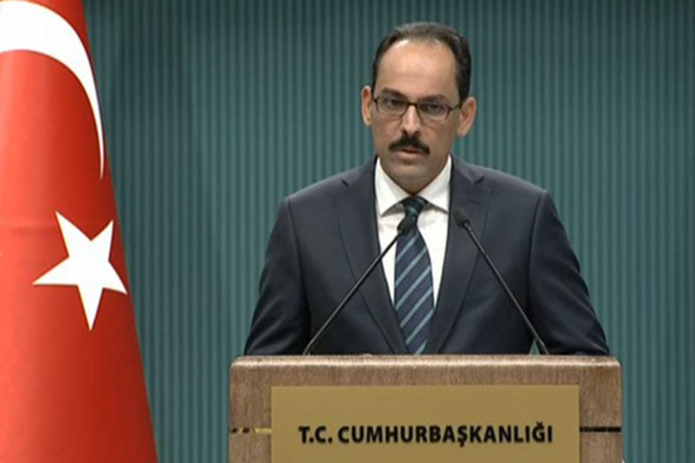 Cumhurbaşkanlığı Sözcüsü Kalın'dan McGurk’e tepki
