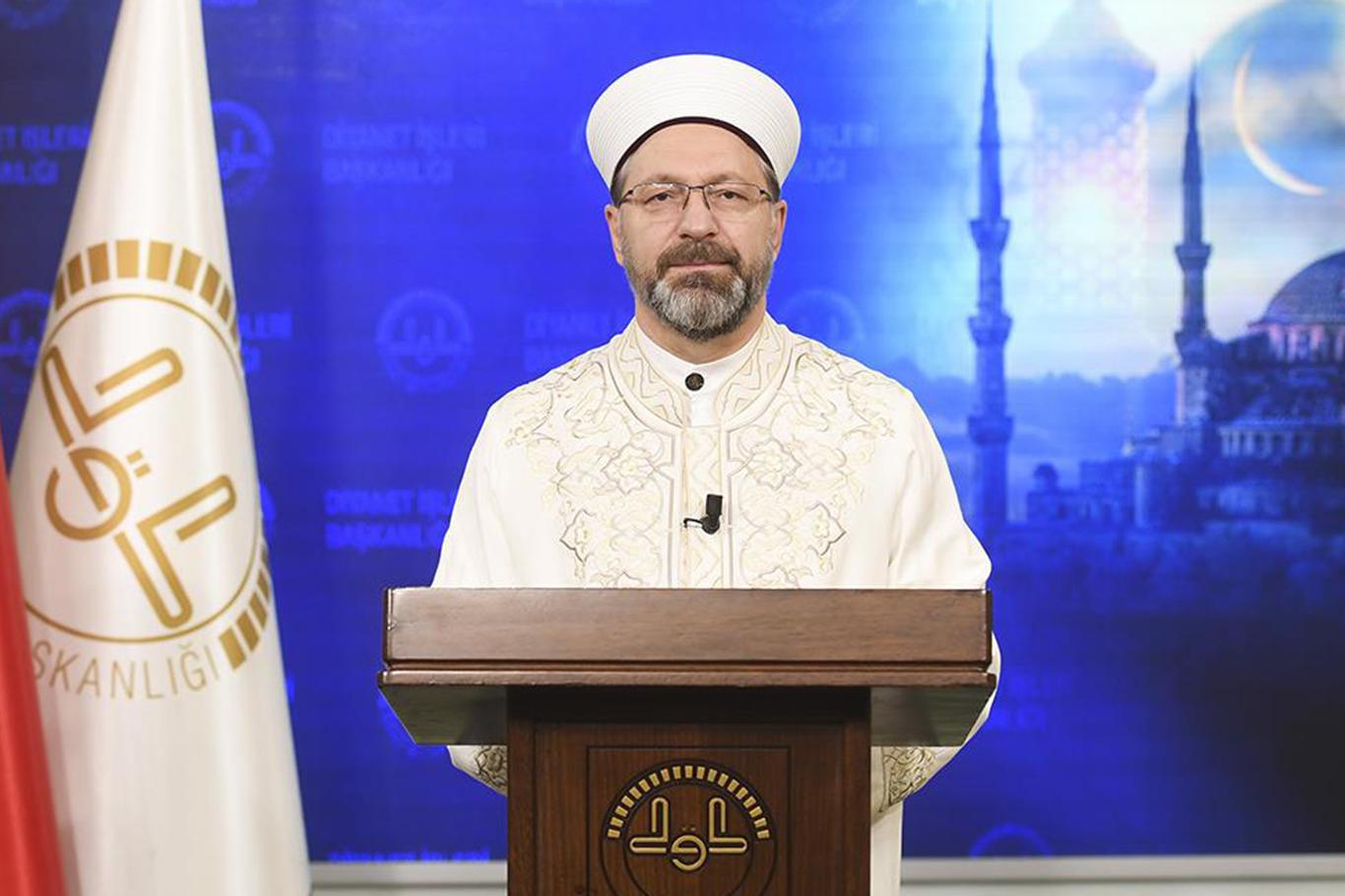 Diyanet İşleri Başkanı Erbaş: “Evlerimizi mescit haline getirelim”