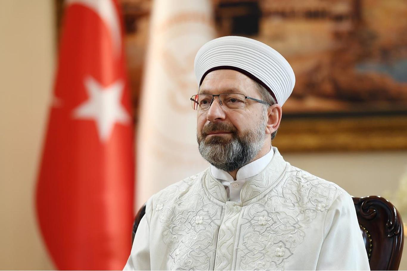 Diyanet İşleri Başkanı Erbaş, Güney Kıbrıs’taki cami saldırısını kınadı