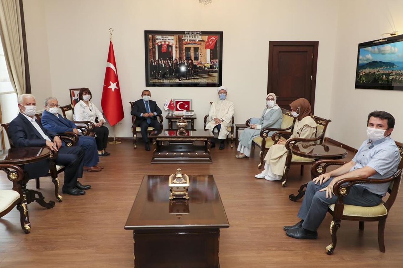 Diyanet İşleri Başkanı Erbaş’tan Ordu Valisi Sonel’e hayırlı olsun ziyareti
