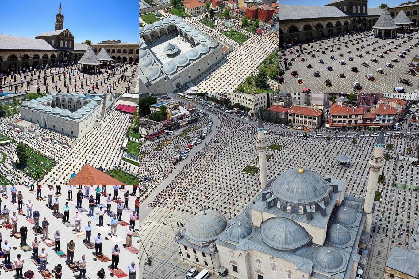 Diyanet İşleri Başkanı Erbaş, tedbirlere uyarak camiye gelenlere teşekkür etti