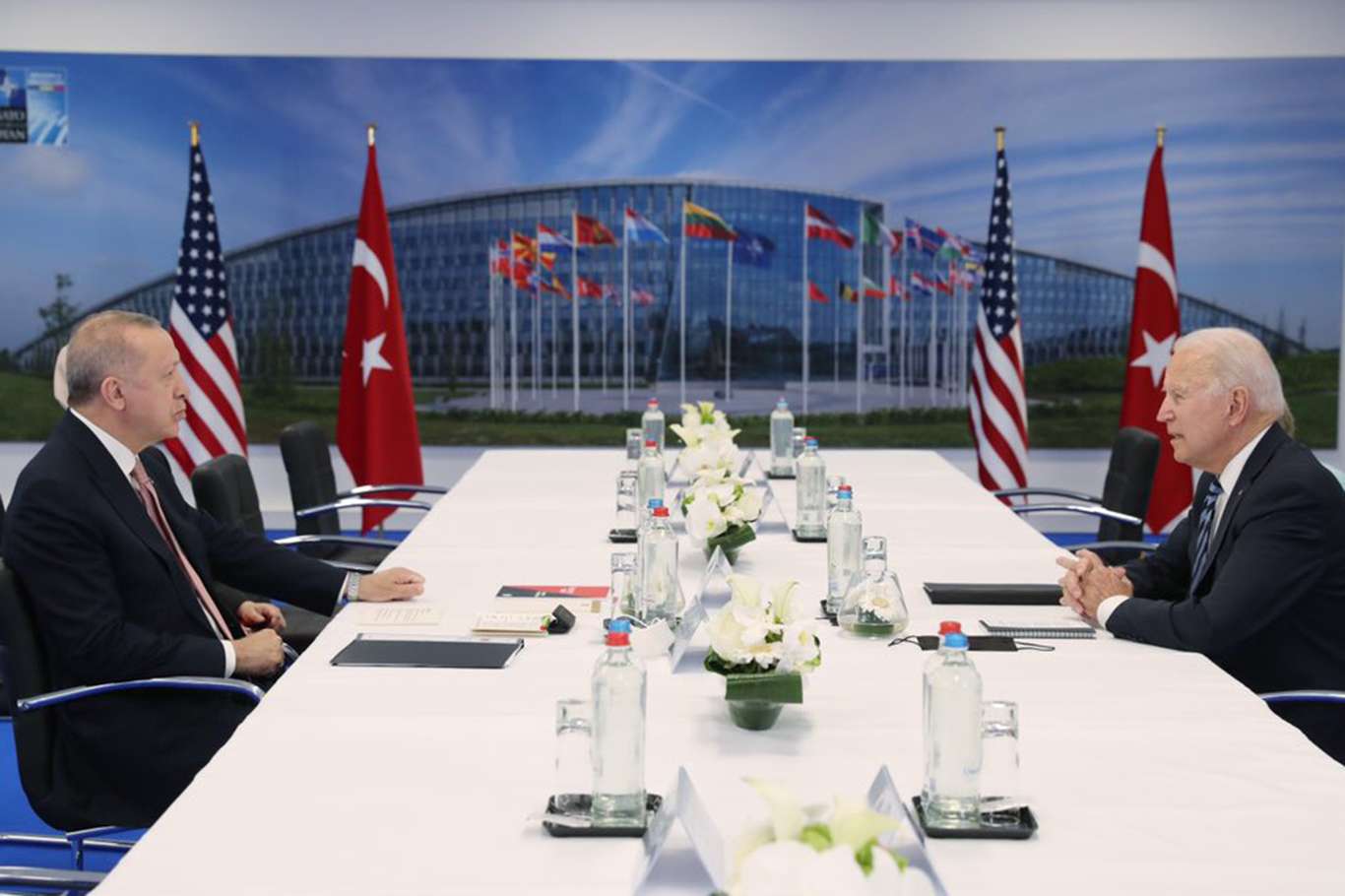 Erdoğan-Biden görüşmesi sona erdi