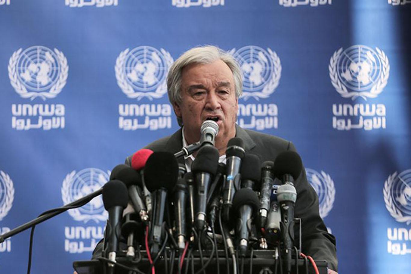 Filistinli esirleri görmezden gelen Guterres'ten siyonist yanlısı açıklama