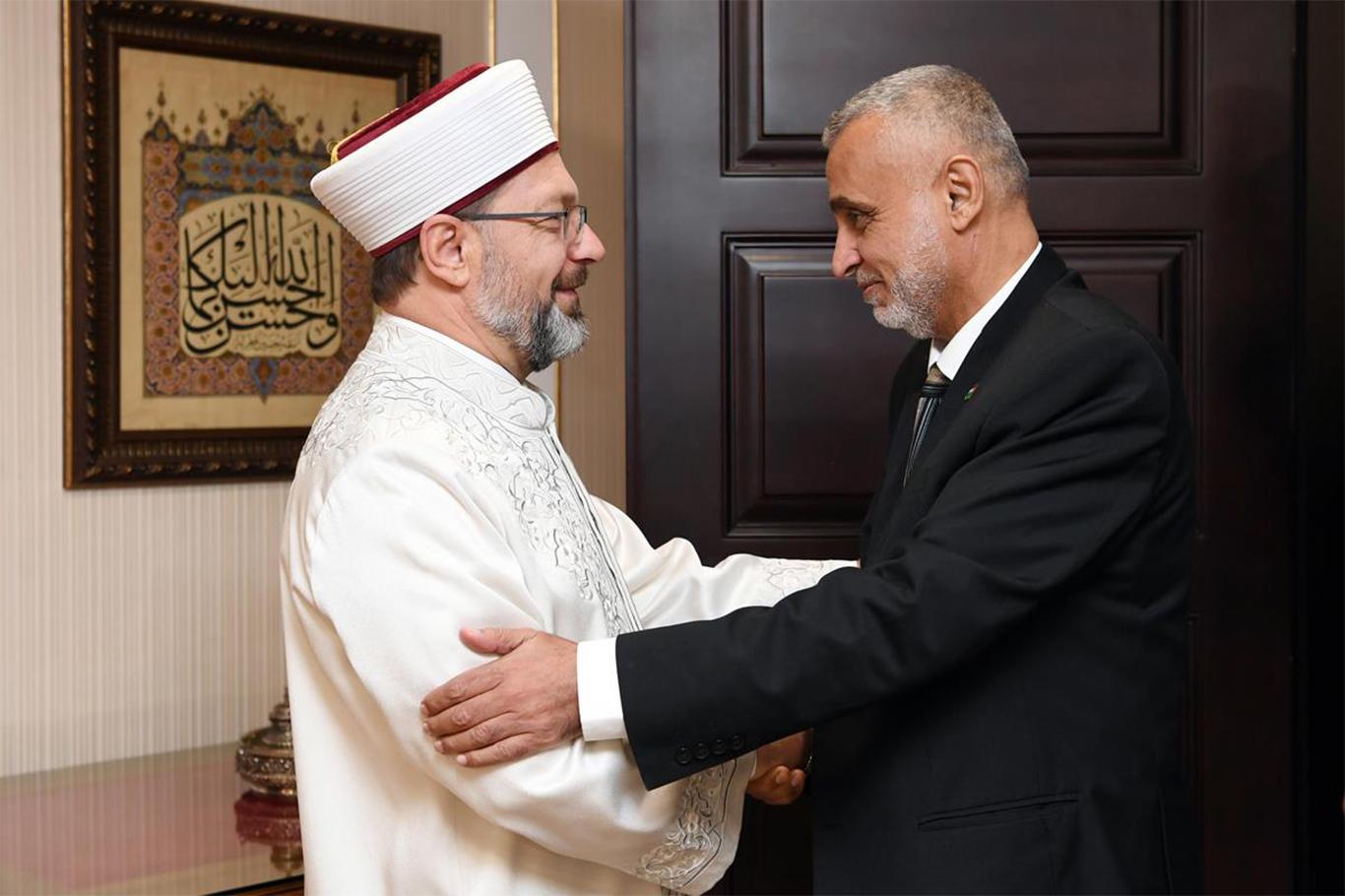 Filistinli heyetten Diyanet'e ziyaret