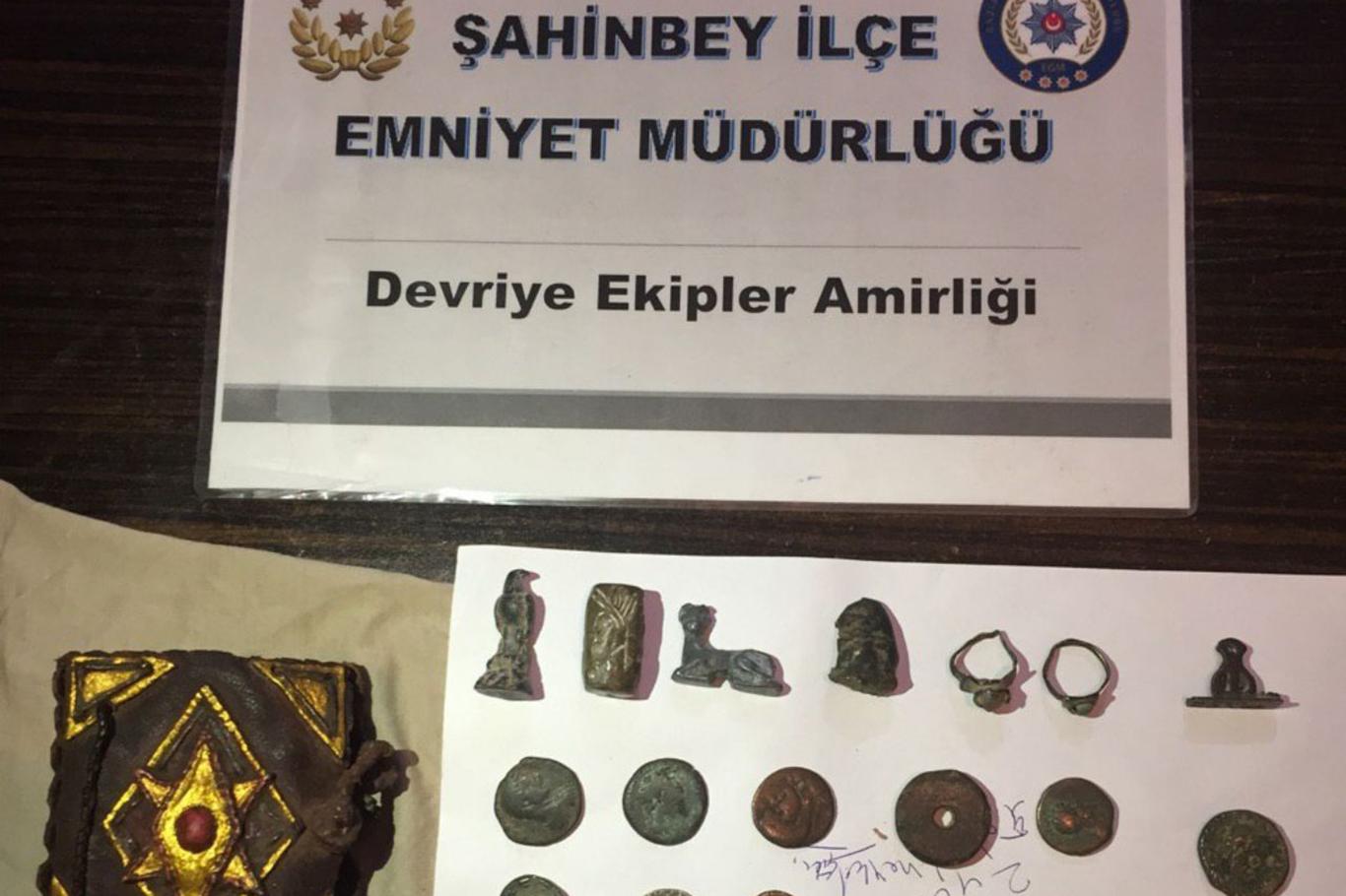 Gaziantep’te tarihi eser operasyonu: Bir gözaltı
