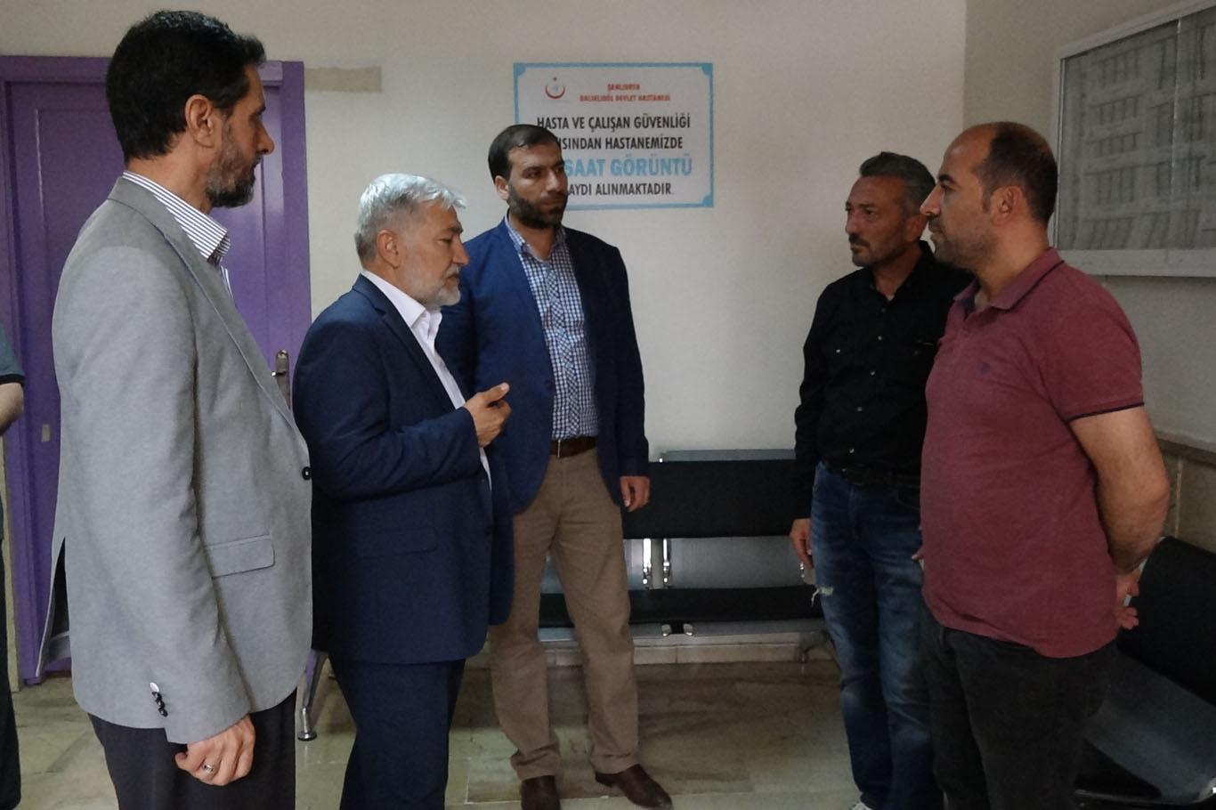 ​HÜDA PAR Şanlıurfa İl Başkanlığı kazada yaralananları ziyaret etti