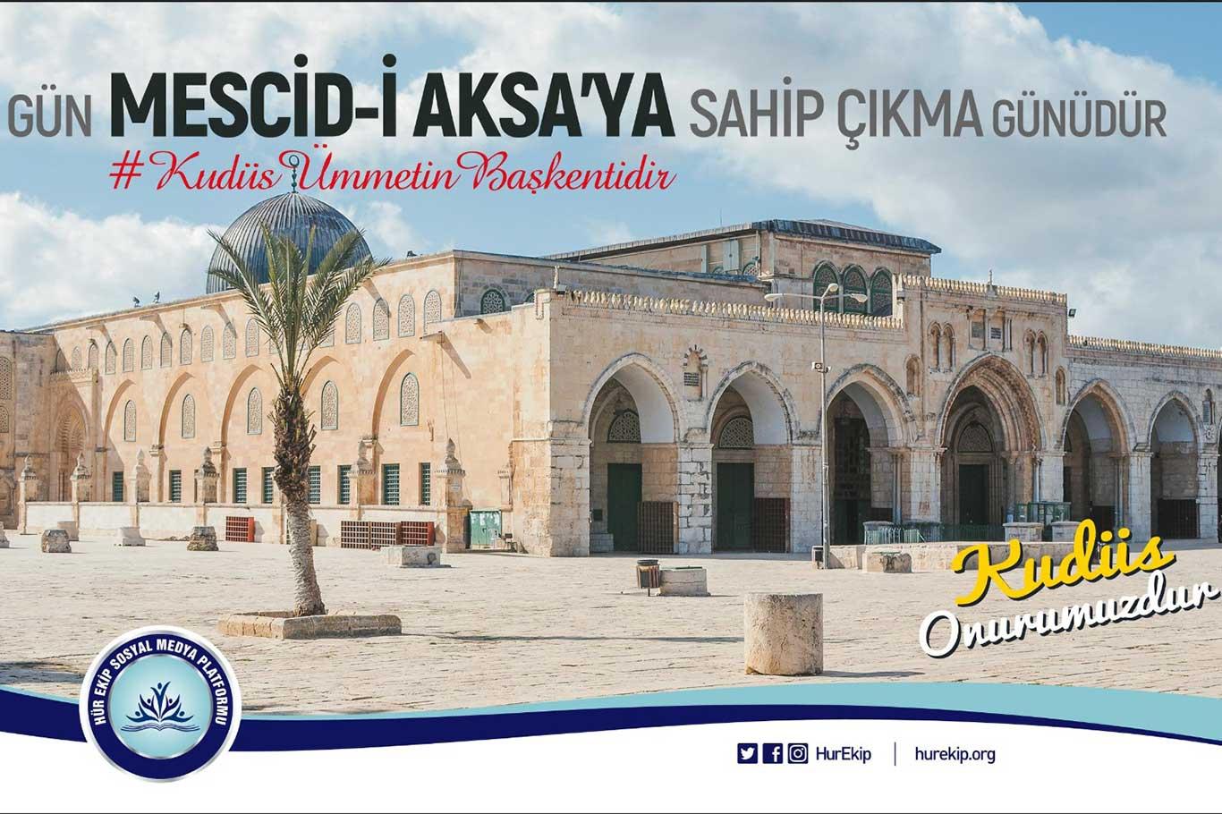 HÜR EKİP'ten dünyaya "Kudüs Ümmetin Başkentidir" mesajı