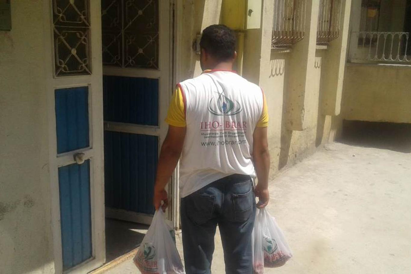 IHO-EBRAR Adıyaman'da kurban eti dağıttı