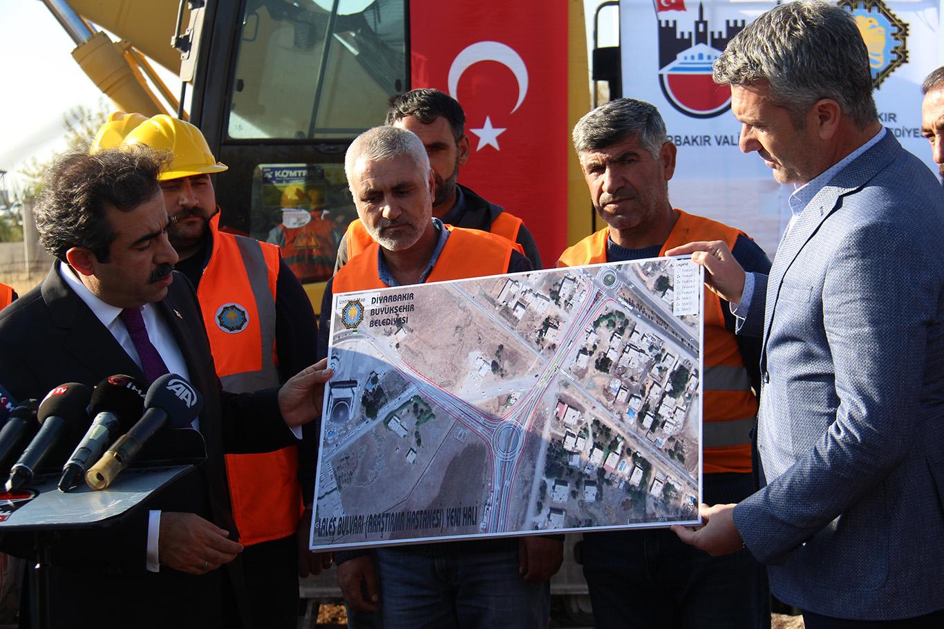 İLKHA'nın gündeme getirdiği hastane kavşağında çalışmalara başlandı  