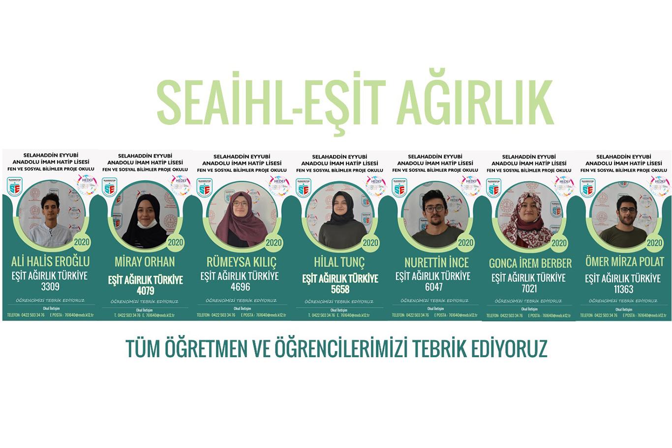 İmam hatip öğrencilerinin başarısı göz kamaştırıyor