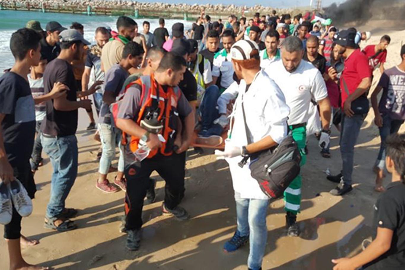 İşgal rejimi Filistinli göstericilere saldırdı: 15 yaralı